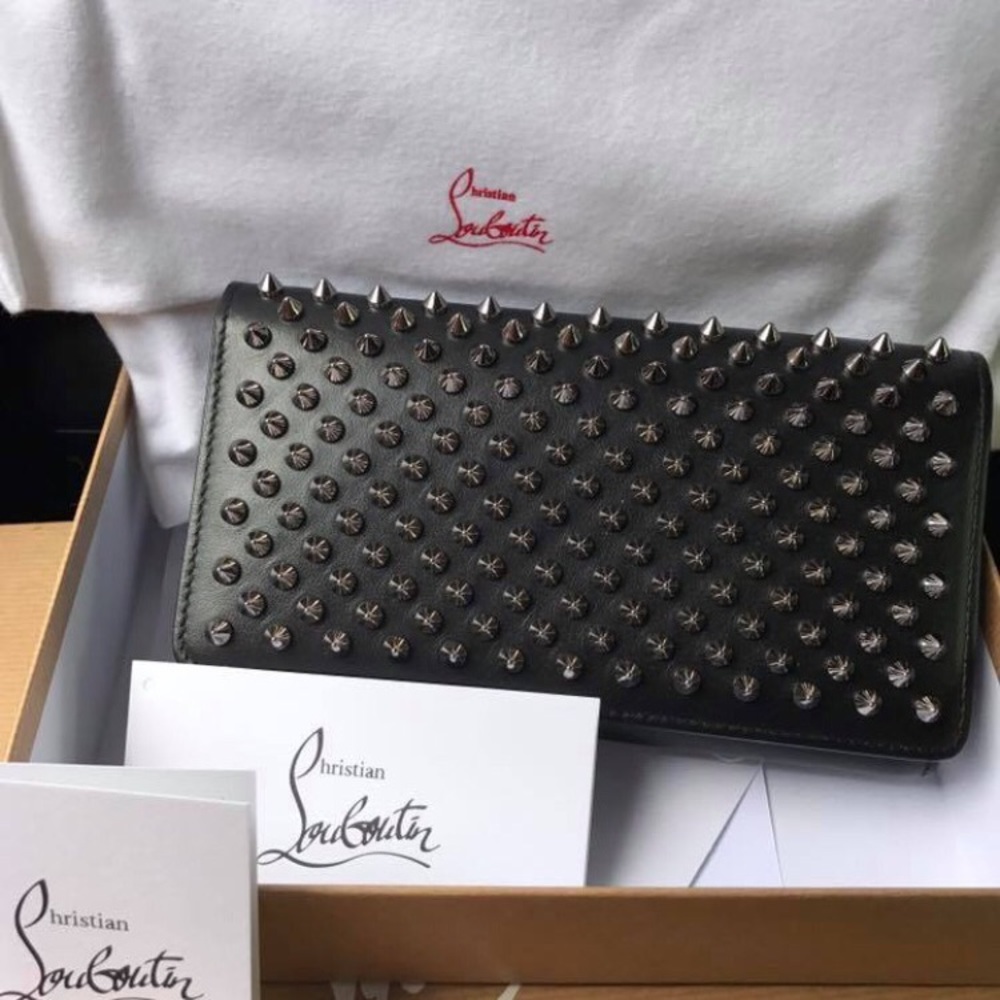 Christian Louboutin Spiked Macaron Wallet